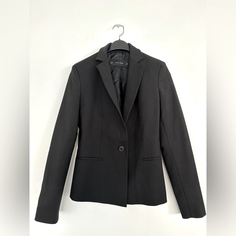 Zara Basic Fitted Blazer - image 1